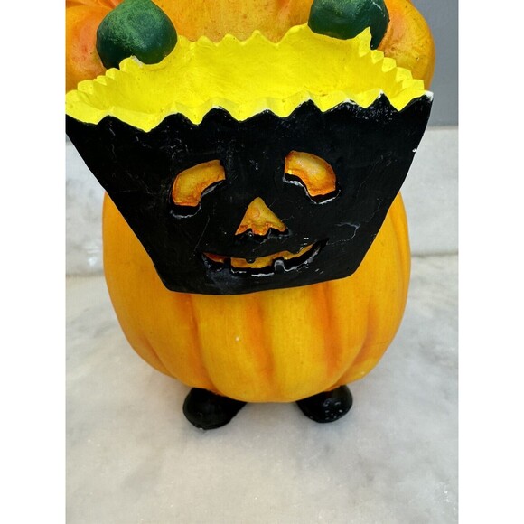 Pumpkin Costume Trick or Treater 11" Halloween HTF Department 56 - Picture 4 of 10